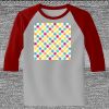 Raglan 3/4 Roundneck Shirt (Gray Body) Thumbnail