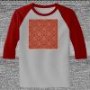 Raglan 3/4 Roundneck Shirt (Gray Body) Thumbnail
