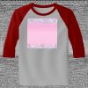 Raglan 3/4 Roundneck Shirt (Gray Body) Thumbnail