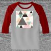 Raglan 3/4 Roundneck Shirt (Gray Body) Thumbnail