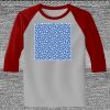 Raglan 3/4 Roundneck Shirt (Gray Body) Thumbnail