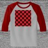 Raglan 3/4 Roundneck Shirt (Gray Body) Thumbnail