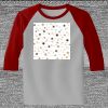 Raglan 3/4 Roundneck Shirt (Gray Body) Thumbnail