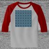 Raglan 3/4 Roundneck Shirt (Gray Body) Thumbnail