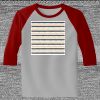 Raglan 3/4 Roundneck Shirt (Gray Body) Thumbnail