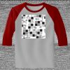 Raglan 3/4 Roundneck Shirt (Gray Body) Thumbnail