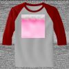 Raglan 3/4 Roundneck Shirt (Gray Body) Thumbnail