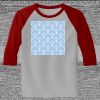 Raglan 3/4 Roundneck Shirt (Gray Body) Thumbnail