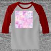 Raglan 3/4 Roundneck Shirt (Gray Body) Thumbnail