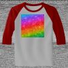 Raglan 3/4 Roundneck Shirt (Gray Body) Thumbnail