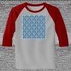 Raglan 3/4 Roundneck Shirt (Gray Body) Thumbnail