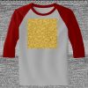 Raglan 3/4 Roundneck Shirt (Gray Body) Thumbnail