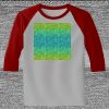 Raglan 3/4 Roundneck Shirt (Gray Body) Thumbnail