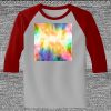 Raglan 3/4 Roundneck Shirt (Gray Body) Thumbnail