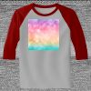 Raglan 3/4 Roundneck Shirt (Gray Body) Thumbnail