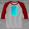 Raglan 3/4 Roundneck Shirt (Gray Body) Thumbnail