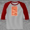 Raglan 3/4 Roundneck Shirt (Gray Body) Thumbnail