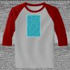 Raglan 3/4 Roundneck Shirt (Gray Body) Thumbnail