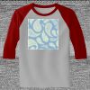 Raglan 3/4 Roundneck Shirt (Gray Body) Thumbnail