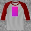 Raglan 3/4 Roundneck Shirt (Gray Body) Thumbnail