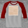 Raglan 3/4 Roundneck Shirt (Gray Body) Thumbnail