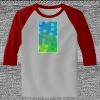 Raglan 3/4 Roundneck Shirt (Gray Body) Thumbnail