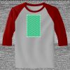 Raglan 3/4 Roundneck Shirt (Gray Body) Thumbnail