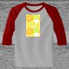 Raglan 3/4 Roundneck Shirt (Gray Body) Thumbnail