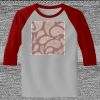 Raglan 3/4 Roundneck Shirt (Gray Body) Thumbnail