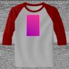 Raglan 3/4 Roundneck Shirt (Gray Body) Thumbnail
