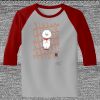 Raglan 3/4 Roundneck Shirt (Gray Body) Thumbnail