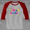 Raglan 3/4 Roundneck Shirt (Gray Body) Thumbnail