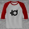 Raglan 3/4 Roundneck Shirt (Gray Body) Thumbnail