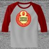 Raglan 3/4 Roundneck Shirt (Gray Body) Thumbnail