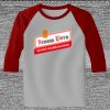 Raglan 3/4 Roundneck Shirt (Gray Body) Thumbnail