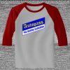 Raglan 3/4 Roundneck Shirt (Gray Body) Thumbnail