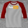 Raglan 3/4 Roundneck Shirt (Gray Body) Thumbnail