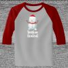 Raglan 3/4 Roundneck Shirt (Gray Body) Thumbnail