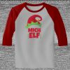 Raglan 3/4 Roundneck Shirt (Gray Body) Thumbnail