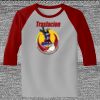 Raglan 3/4 Roundneck Shirt (Gray Body) Thumbnail