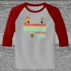 Raglan 3/4 Roundneck Shirt (Gray Body) Thumbnail