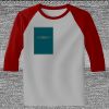 Raglan 3/4 Roundneck Shirt (Gray Body) Thumbnail