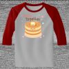Raglan 3/4 Roundneck Shirt (Gray Body) Thumbnail