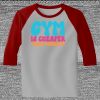 Raglan 3/4 Roundneck Shirt (Gray Body) Thumbnail