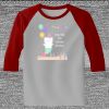 Raglan 3/4 Roundneck Shirt (Gray Body) Thumbnail