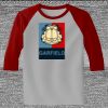 Raglan 3/4 Roundneck Shirt (Gray Body) Thumbnail