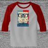 Raglan 3/4 Roundneck Shirt (Gray Body) Thumbnail