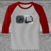 Raglan 3/4 Roundneck Shirt (Gray Body) Thumbnail
