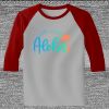 Raglan 3/4 Roundneck Shirt (Gray Body) Thumbnail