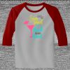 Raglan 3/4 Roundneck Shirt (Gray Body) Thumbnail